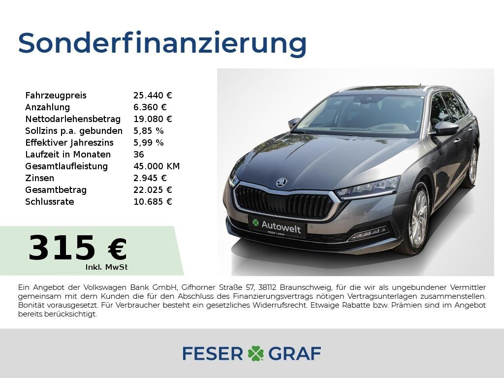 Skoda Octavia 2024 г. Серый, пробег 57850 км