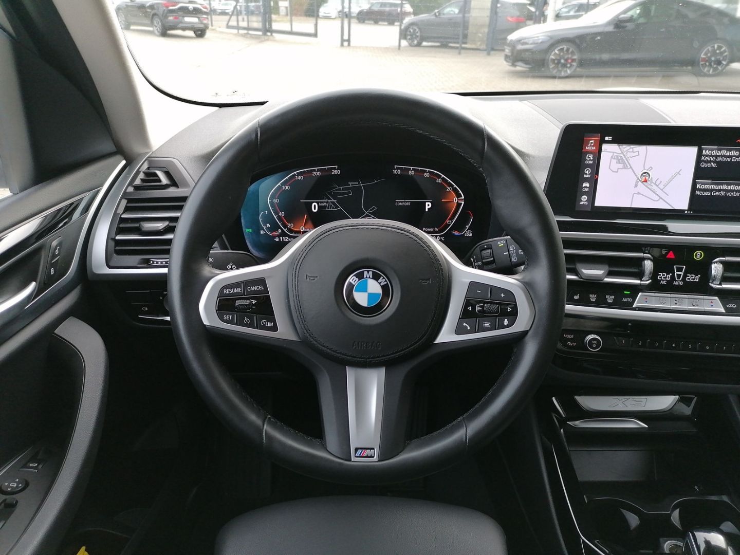 BMW X3 2022 г. Белый, пробег 41000 км