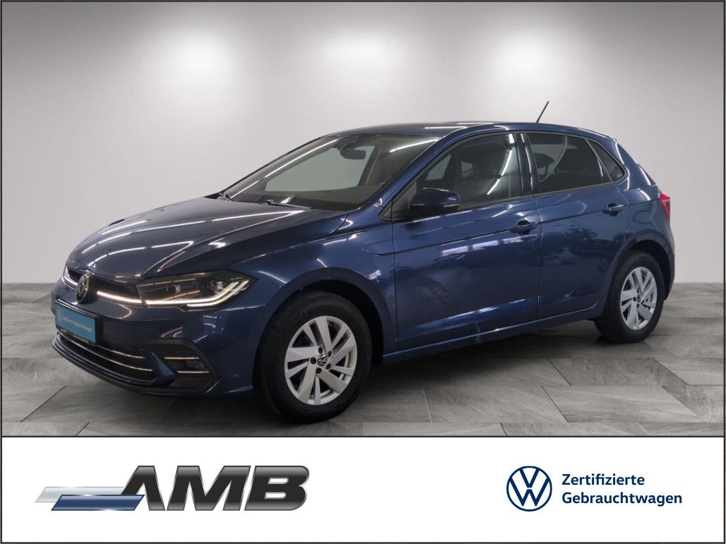 Volkswagen Polo 2022 г. Синий, пробег 56940 км