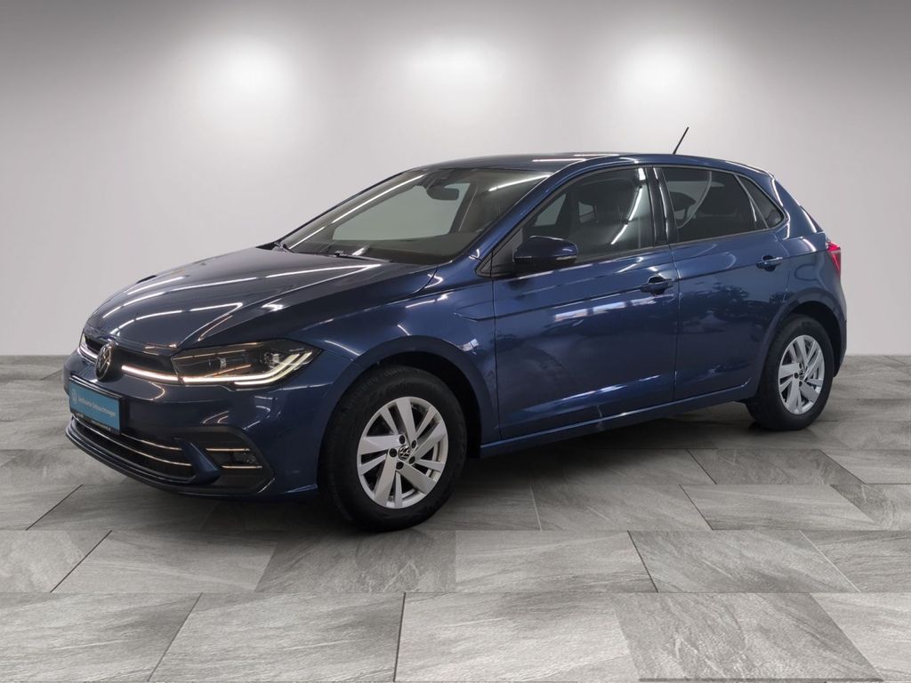 Volkswagen Polo 2022 г. Синий, пробег 56940 км