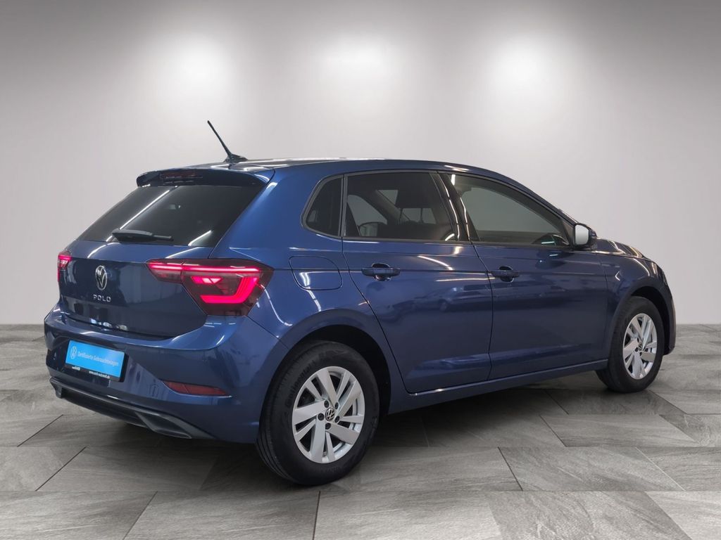 Volkswagen Polo 2022 г. Синий, пробег 56940 км