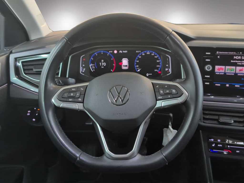 Volkswagen Polo 2022 г. Синий, пробег 56940 км