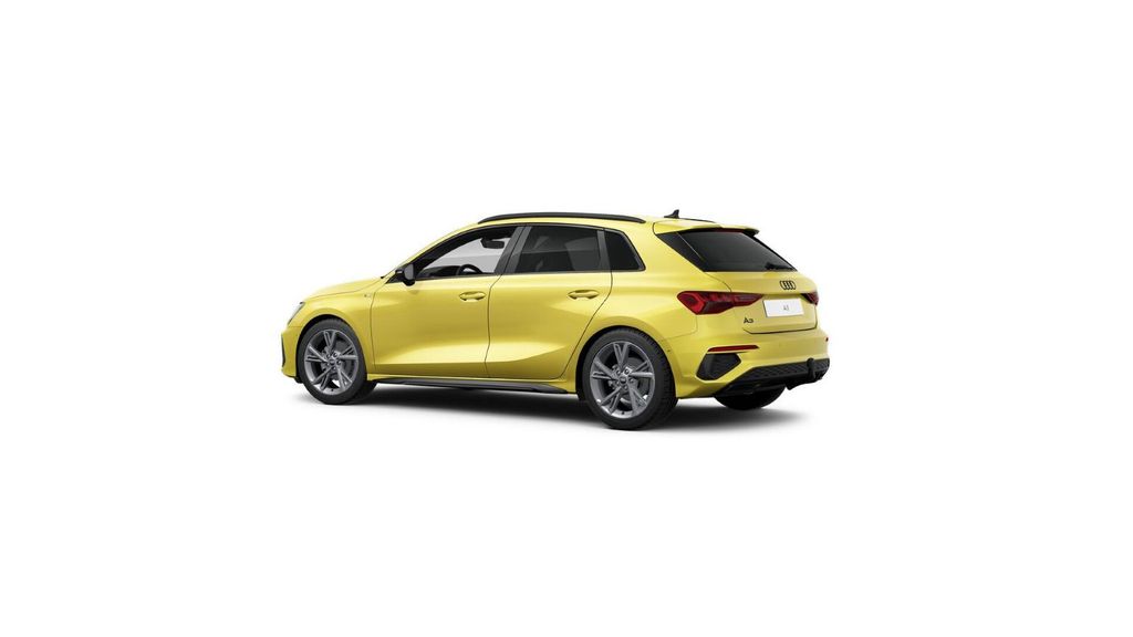 Audi A3 2023 г. Жёлтый, пробег 48180 км