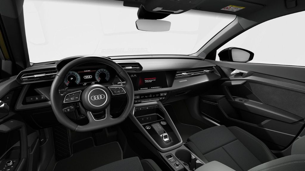 Audi A3 2023 г. Жёлтый, пробег 48180 км