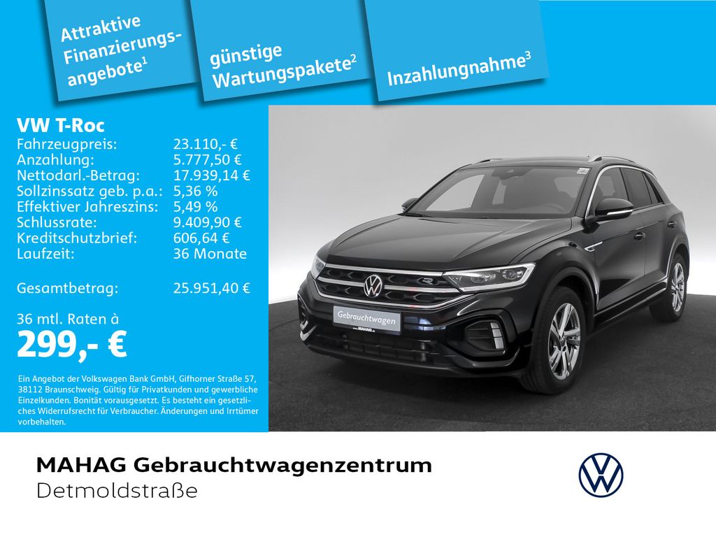 Volkswagen T-Roc 2024 г. Чёрный, пробег 50782 км