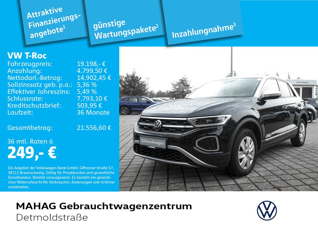 Volkswagen T-Roc 2024 г. Чёрный, пробег 30280 км