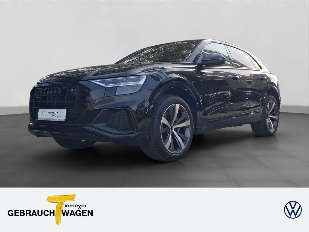 Audi Q8 2023 г. Чёрный, пробег 48164 км