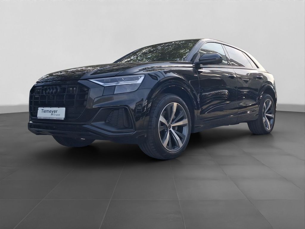 Audi Q8 2023 г. Чёрный, пробег 48164 км