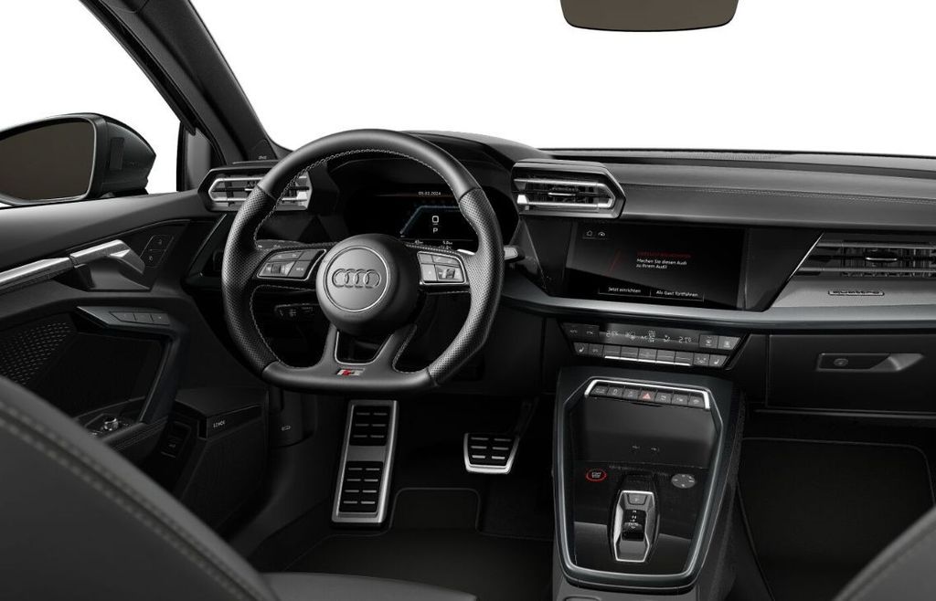 Audi S3 2025 г. Чёрный, пробег 10907 км