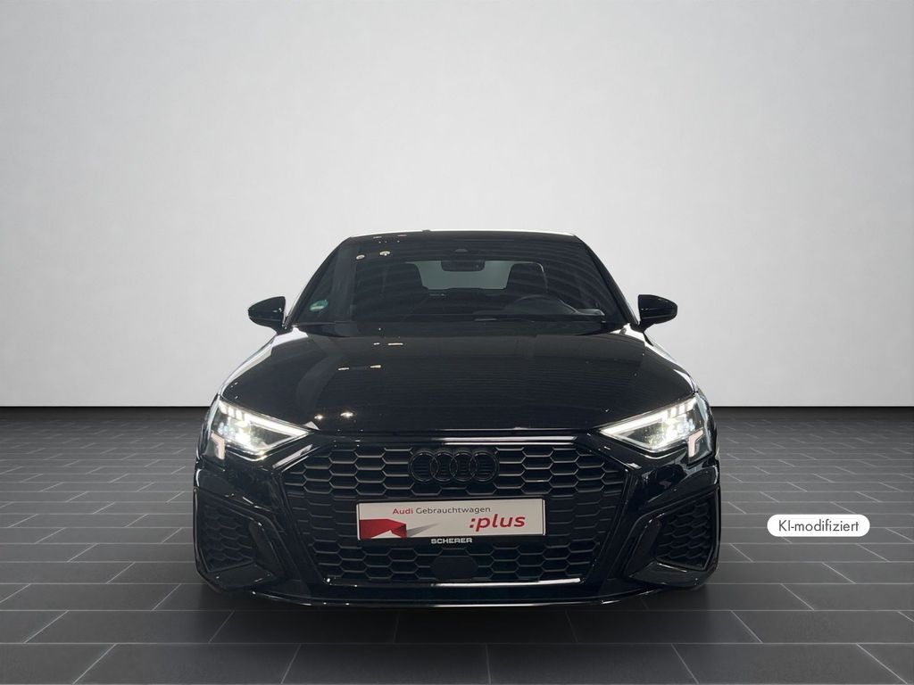 Audi A3 2023 г. Чёрный, пробег 56570 км