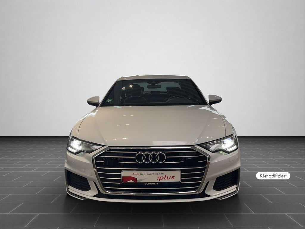 Audi A6 2023 г. Белый, пробег 54570 км
