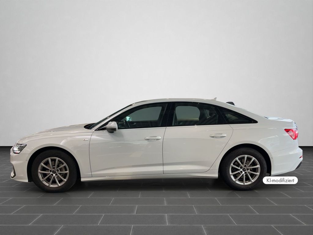 Audi A6 2023 г. Белый, пробег 54570 км