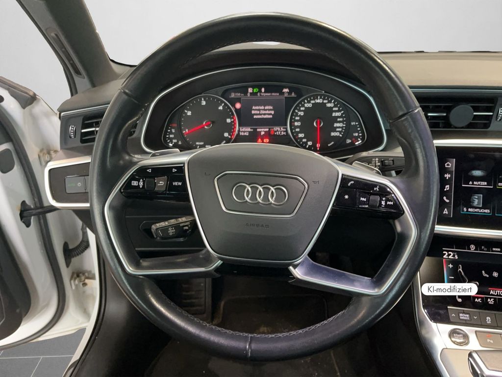 Audi A6 2023 г. Белый, пробег 54570 км