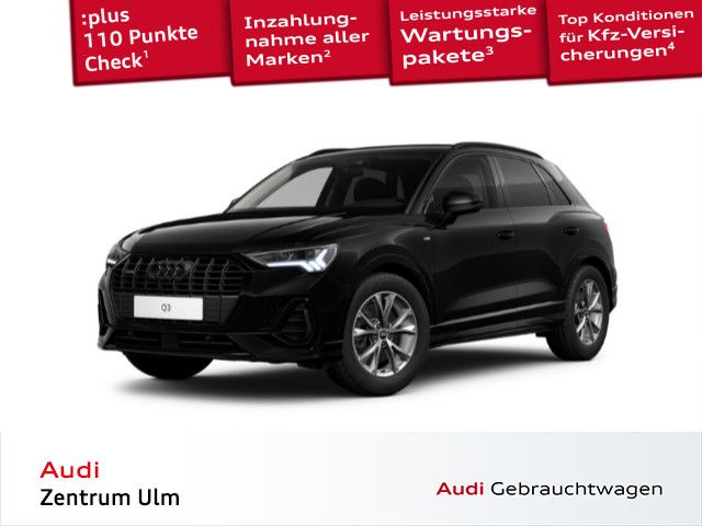Audi Q3 2022 г. Чёрный, пробег 51990 км