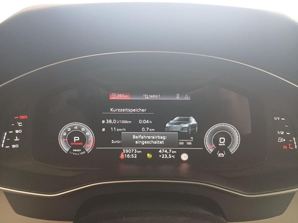 Audi A6 2023 г. Серый, пробег 59173 км