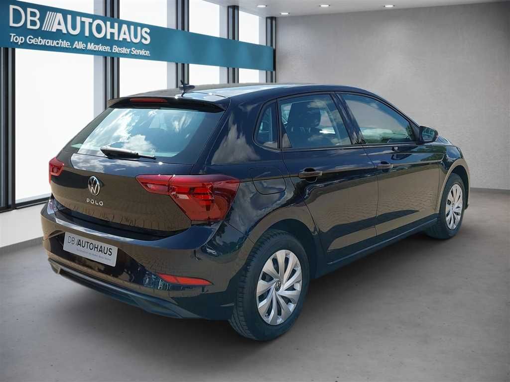 Volkswagen Polo 2022 г. Чёрный, пробег 51946 км