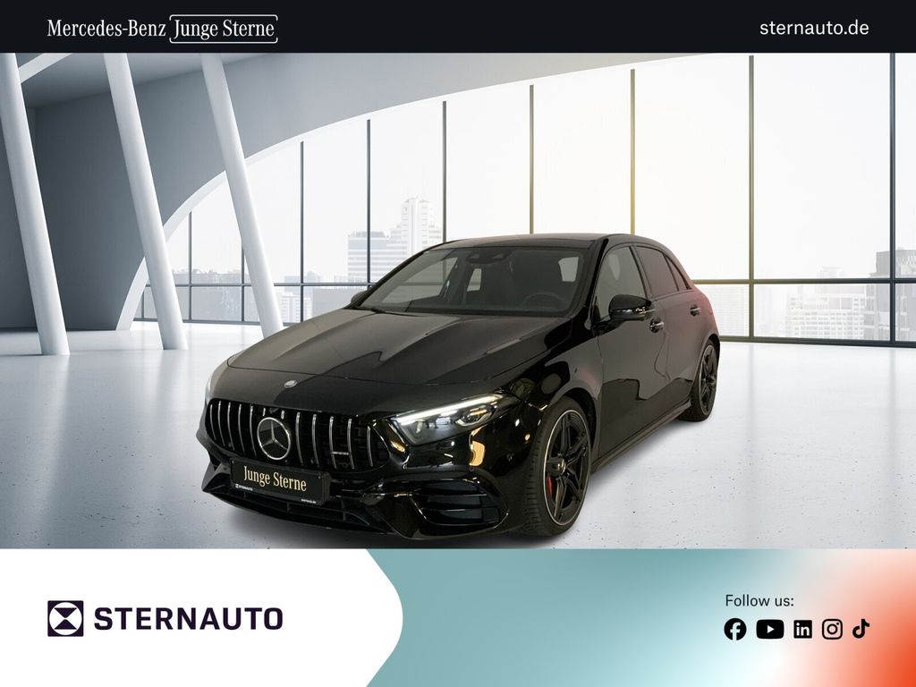Mercedes-Benz A 45 AMG 2024 г. Чёрный, пробег 46520 км