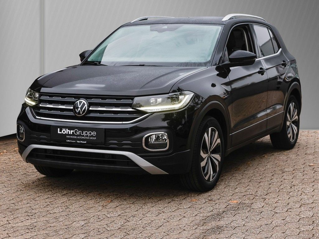 Volkswagen T-Cross 2022 г. Чёрный, пробег 41977 км