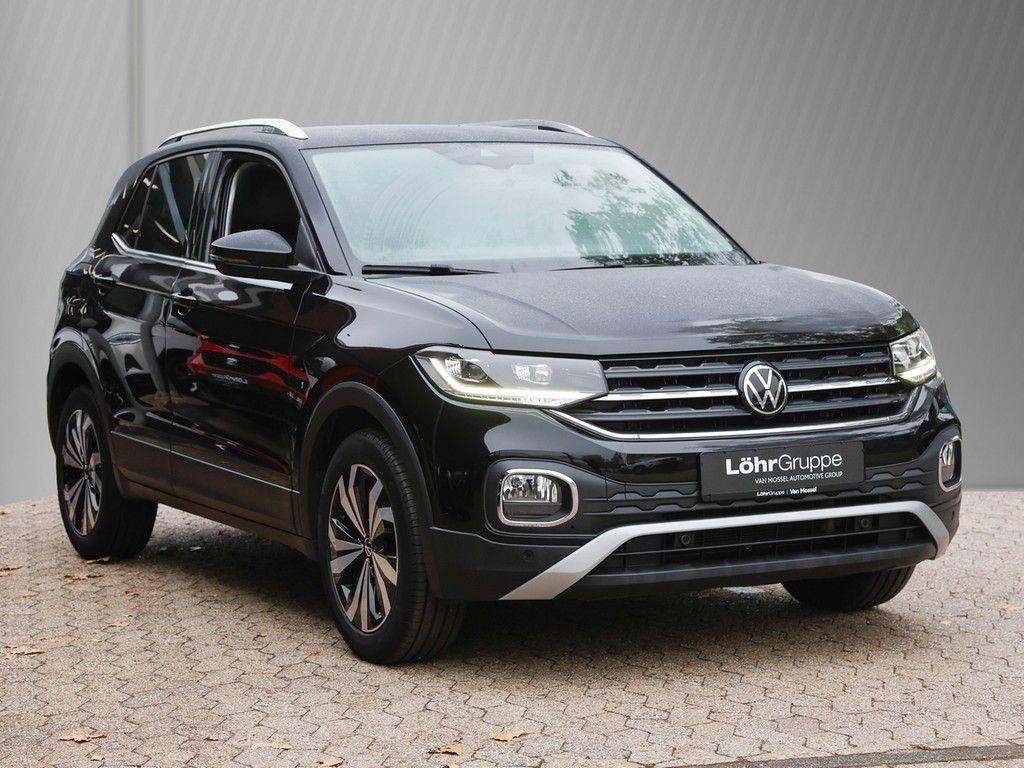 Volkswagen T-Cross 2022 г. Чёрный, пробег 41977 км