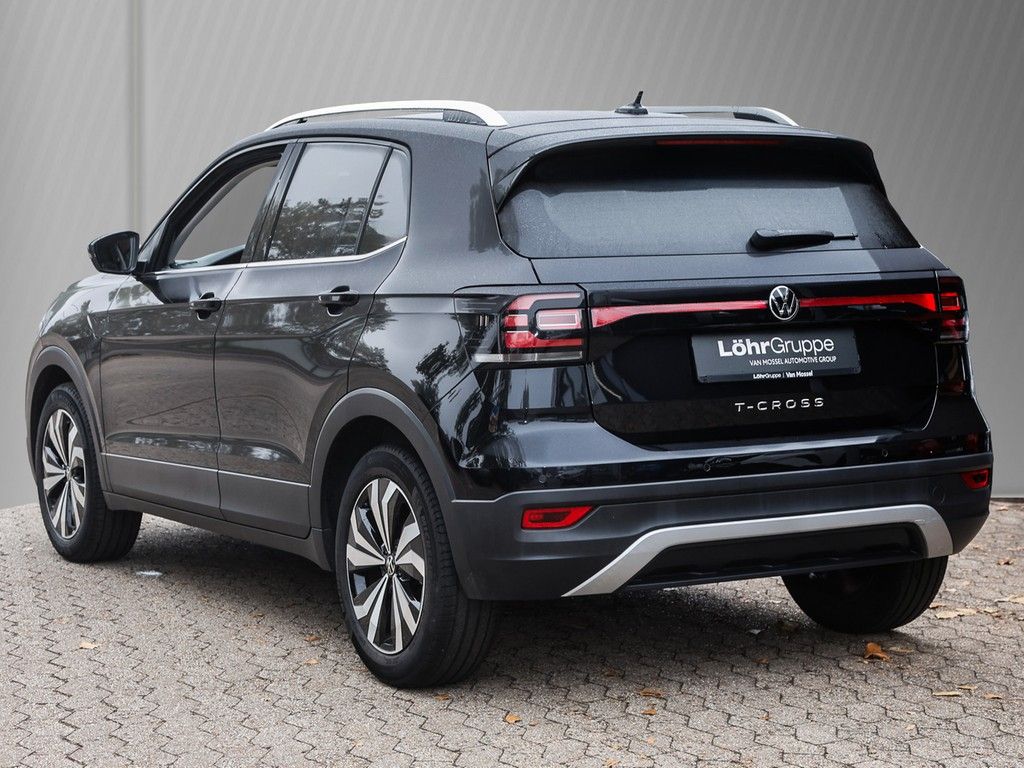 Volkswagen T-Cross 2022 г. Чёрный, пробег 41977 км