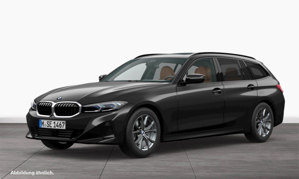 BMW 330 2023 г. Чёрный, пробег 42146 км