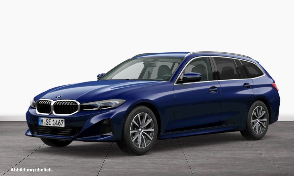 BMW 320 2023 г. Синий, пробег 57597 км