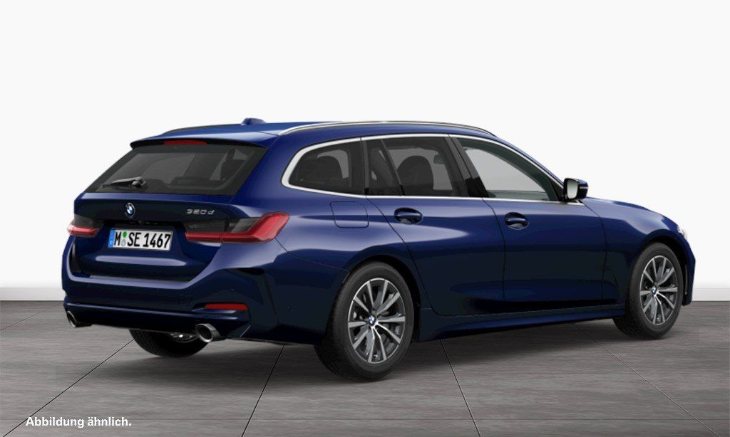 BMW 320 2023 г. Синий, пробег 57597 км