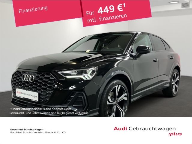 Audi Q3 2022 г. Чёрный, пробег 36190 км