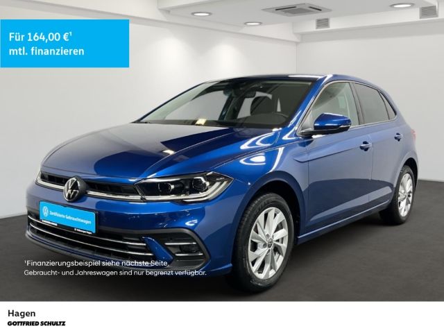 Volkswagen Polo 2023 г. Синий, пробег 38626 км