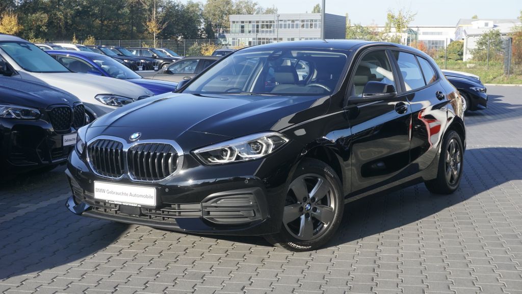 BMW 118 2023 г. Чёрный, пробег 37947 км
