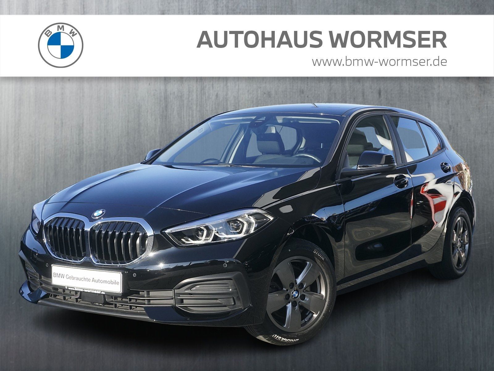 BMW 118 2023 г. Чёрный, пробег 37947 км