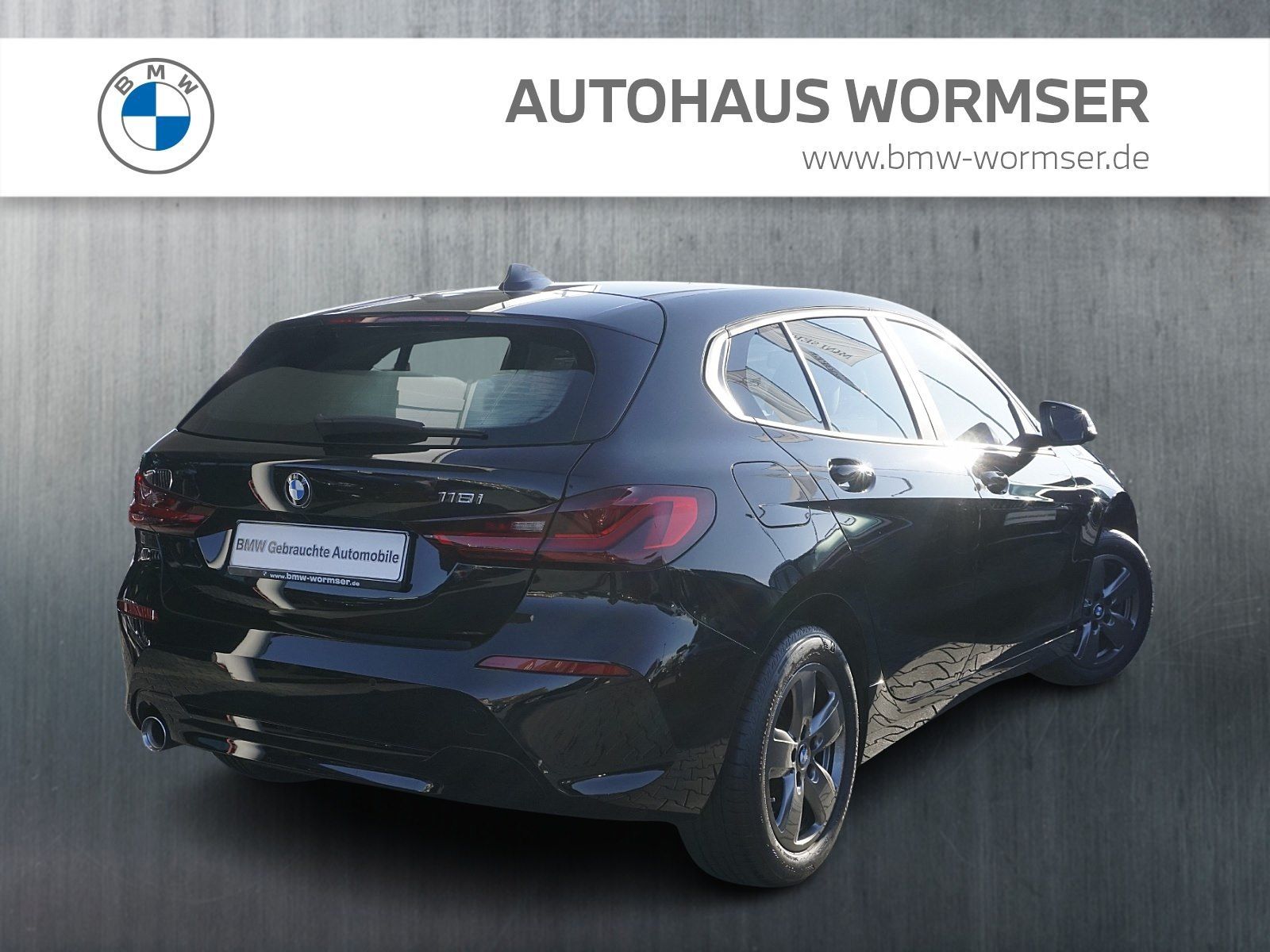 BMW 118 2023 г. Чёрный, пробег 37947 км