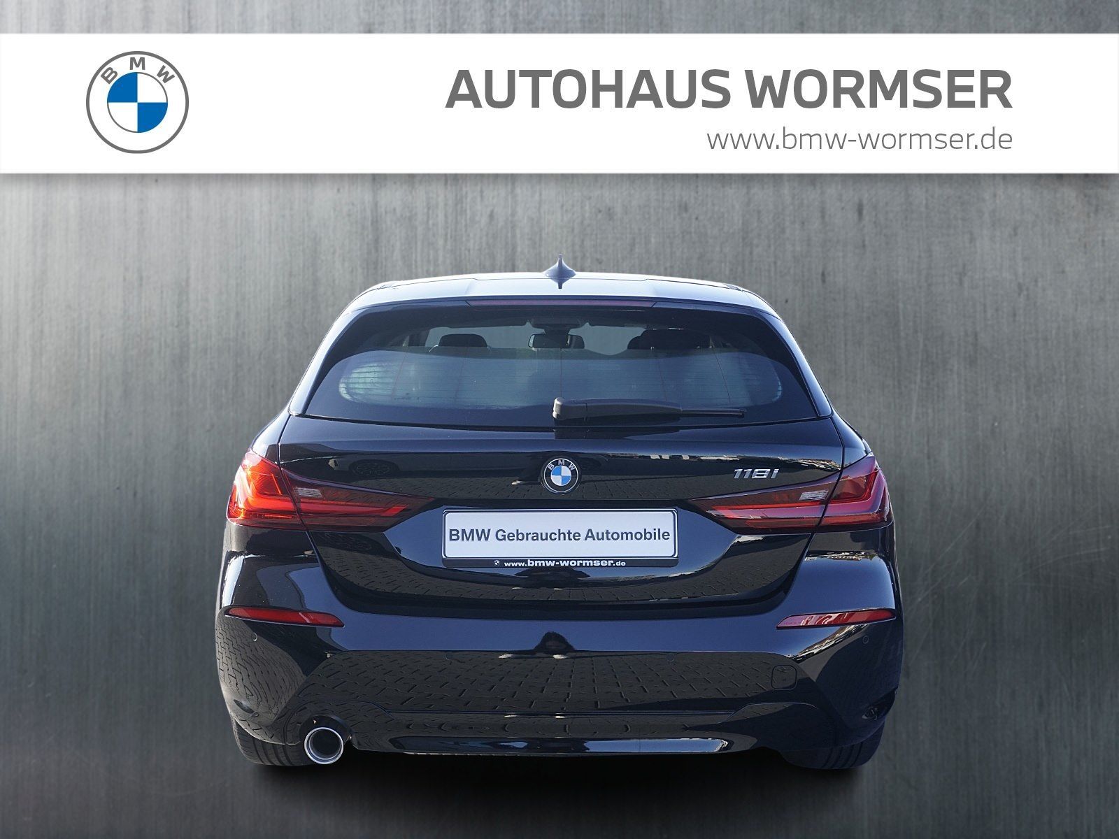BMW 118 2023 г. Чёрный, пробег 37947 км