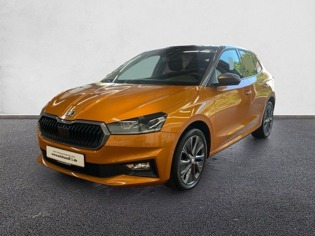 Skoda Fabia 2022 г. Оранжевый, пробег 37900 км