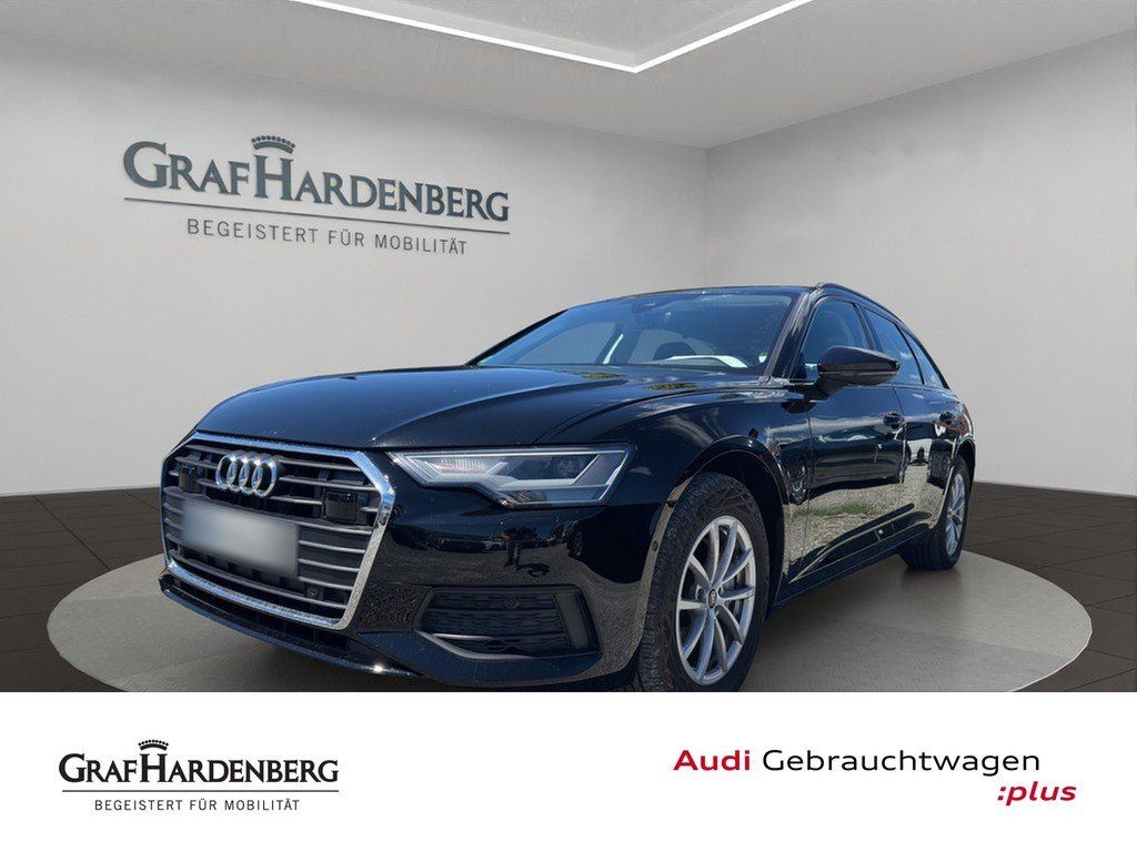 Audi A6 2023 г. Чёрный, пробег 52400 км