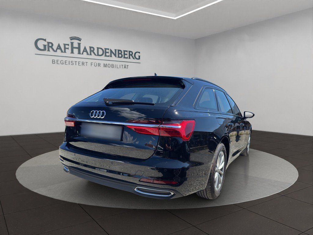 Audi A6 2023 г. Чёрный, пробег 52400 км