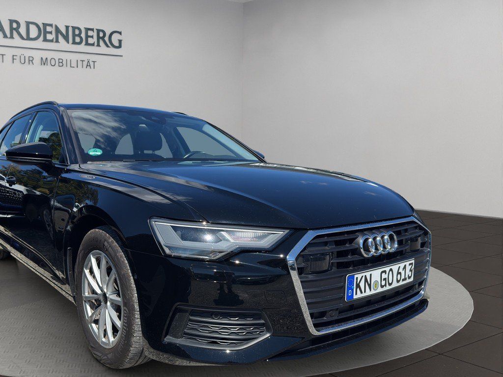 Audi A6 2023 г. Чёрный, пробег 52400 км