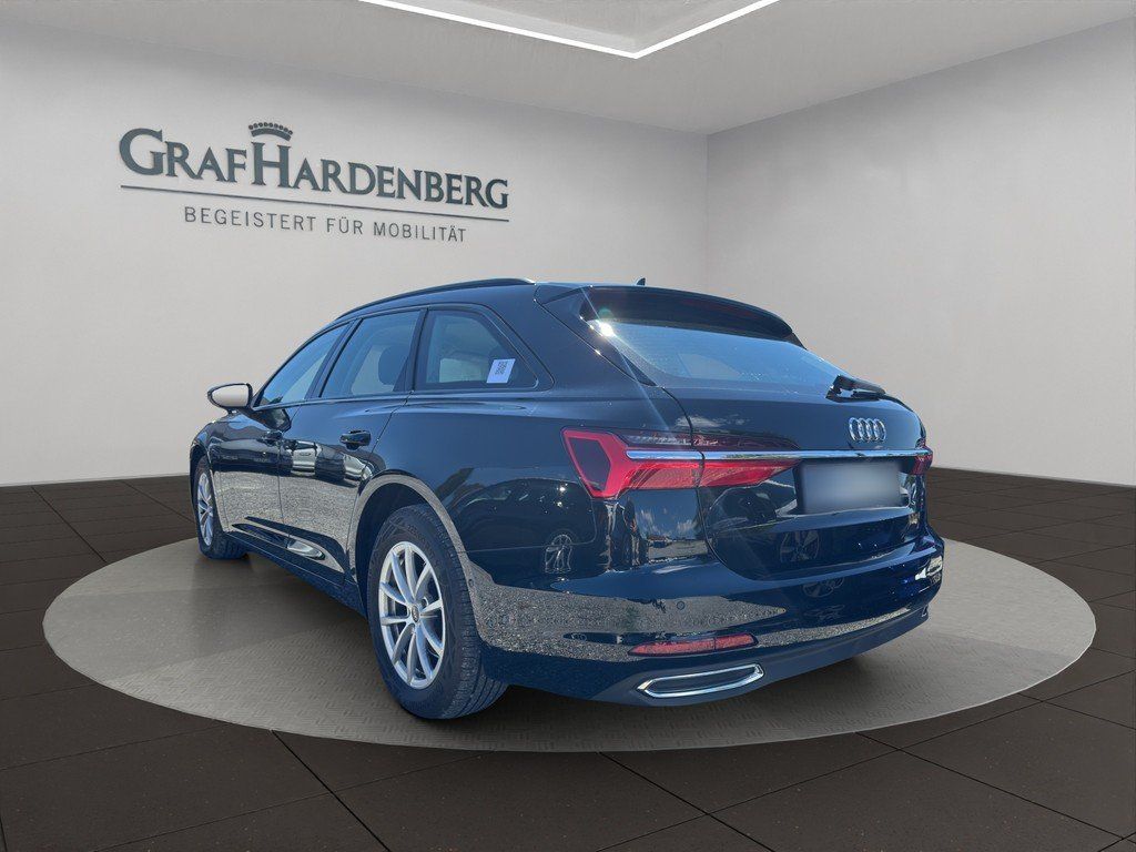 Audi A6 2023 г. Чёрный, пробег 52400 км