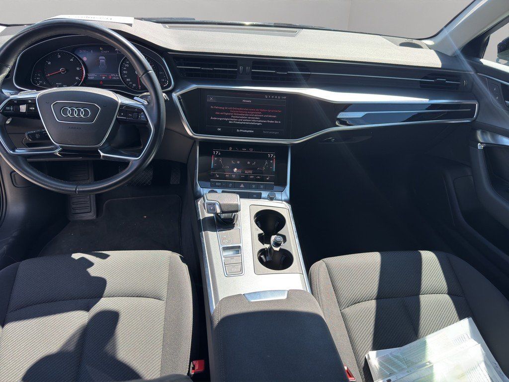 Audi A6 2023 г. Чёрный, пробег 52400 км