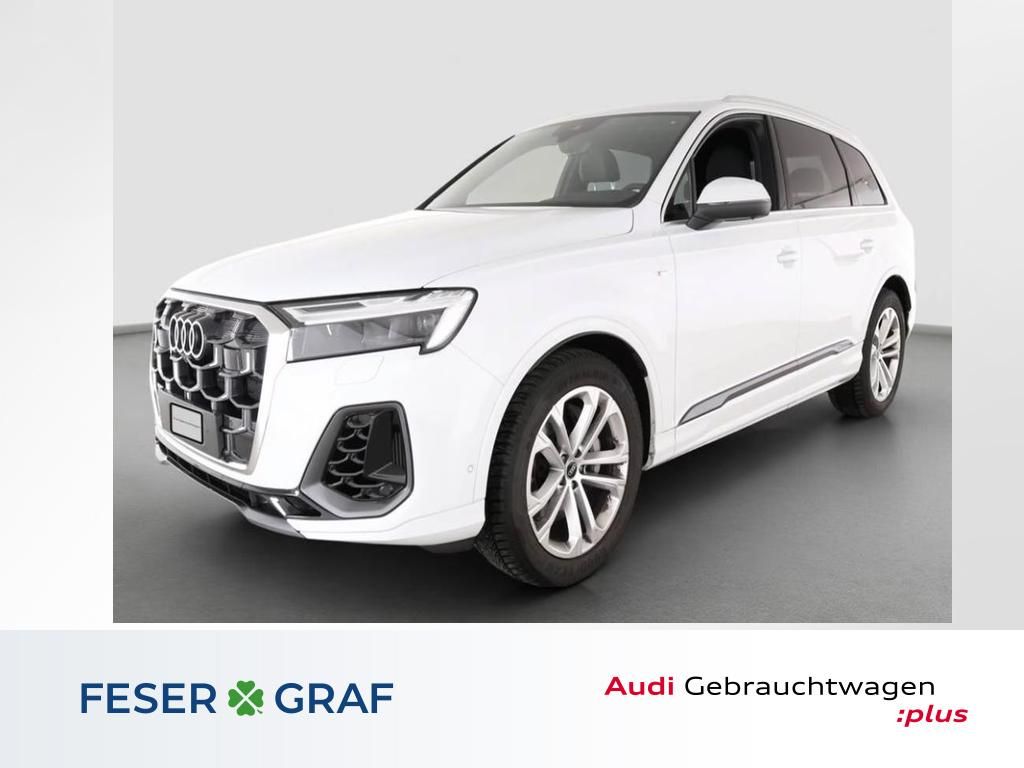 Audi Q7 2026 г. Белый, пробег 24879 км