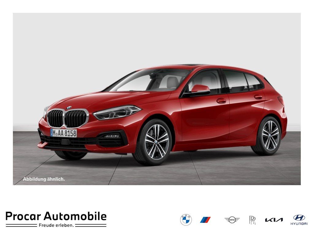 BMW 118 2023 г. Красный, пробег 31278 км