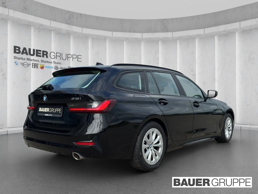 BMW 318 2022 г. Чёрный, пробег 38546 км