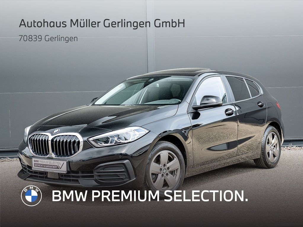 BMW 118 2023 г. Чёрный, пробег 59997 км