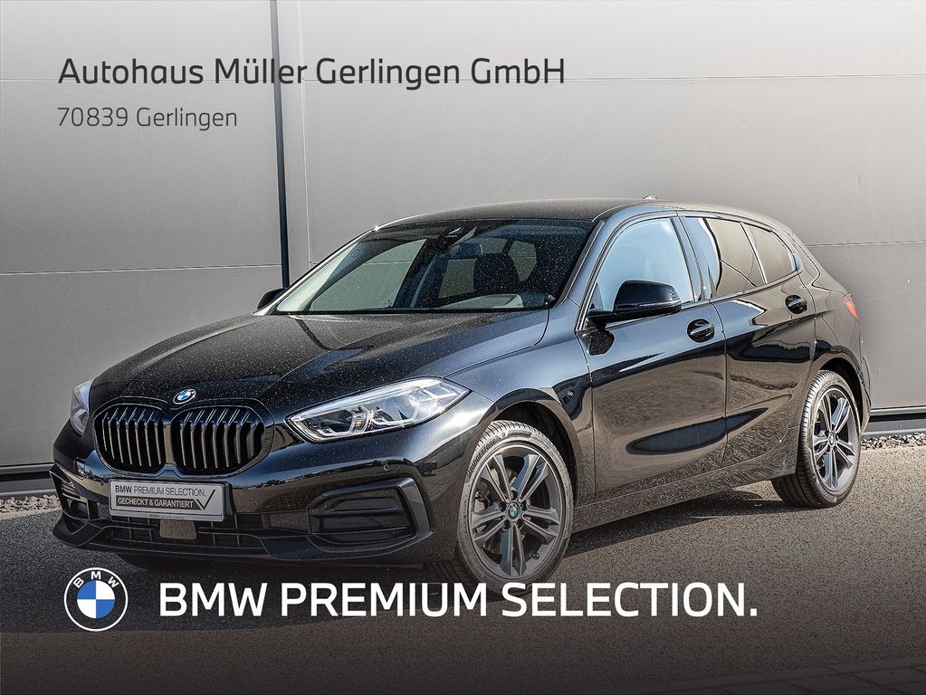 BMW 118 2022 г. Чёрный, пробег 37356 км