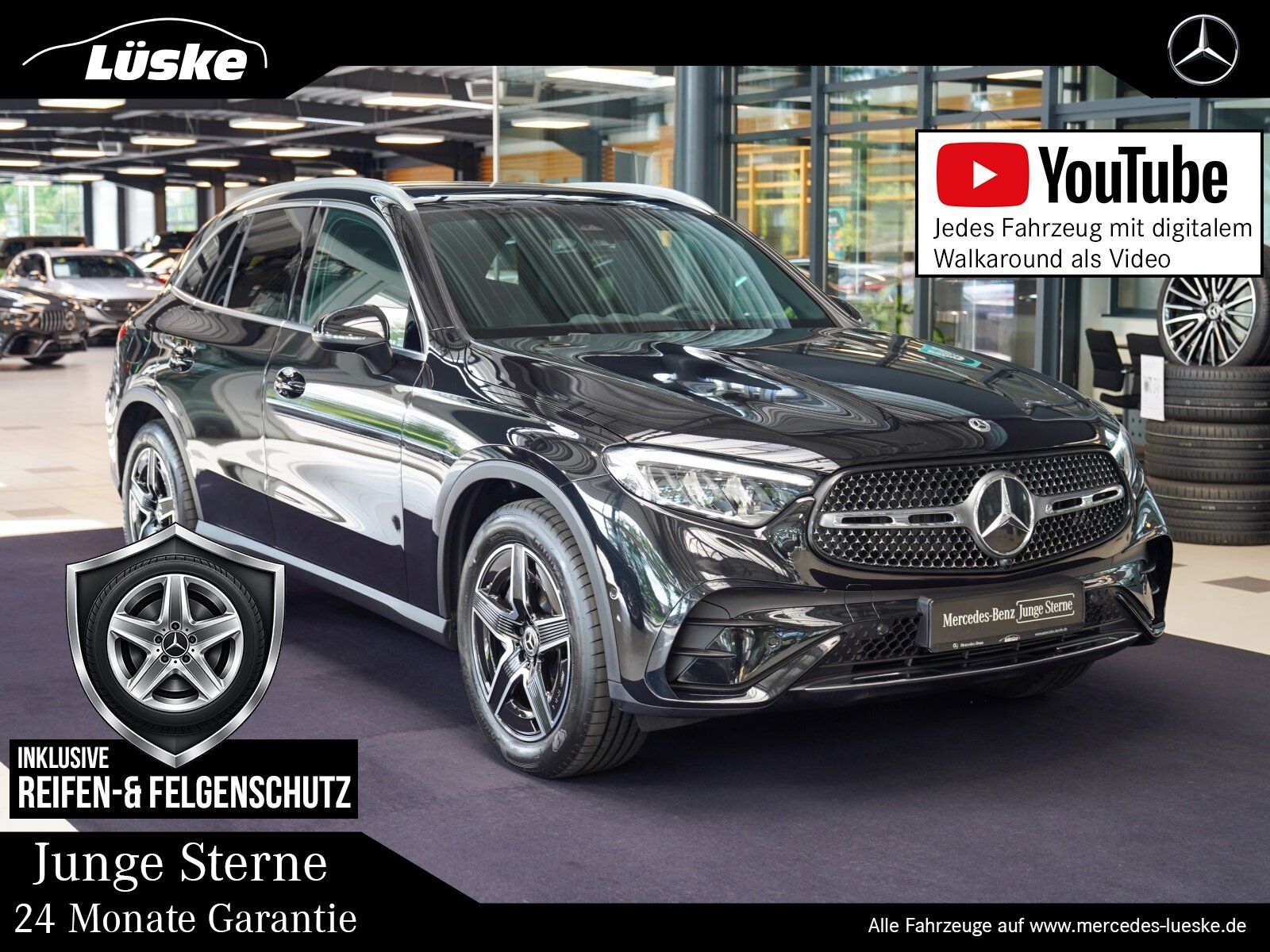 Mercedes-Benz GLC 220 2025 г. Чёрный, пробег 20238 км