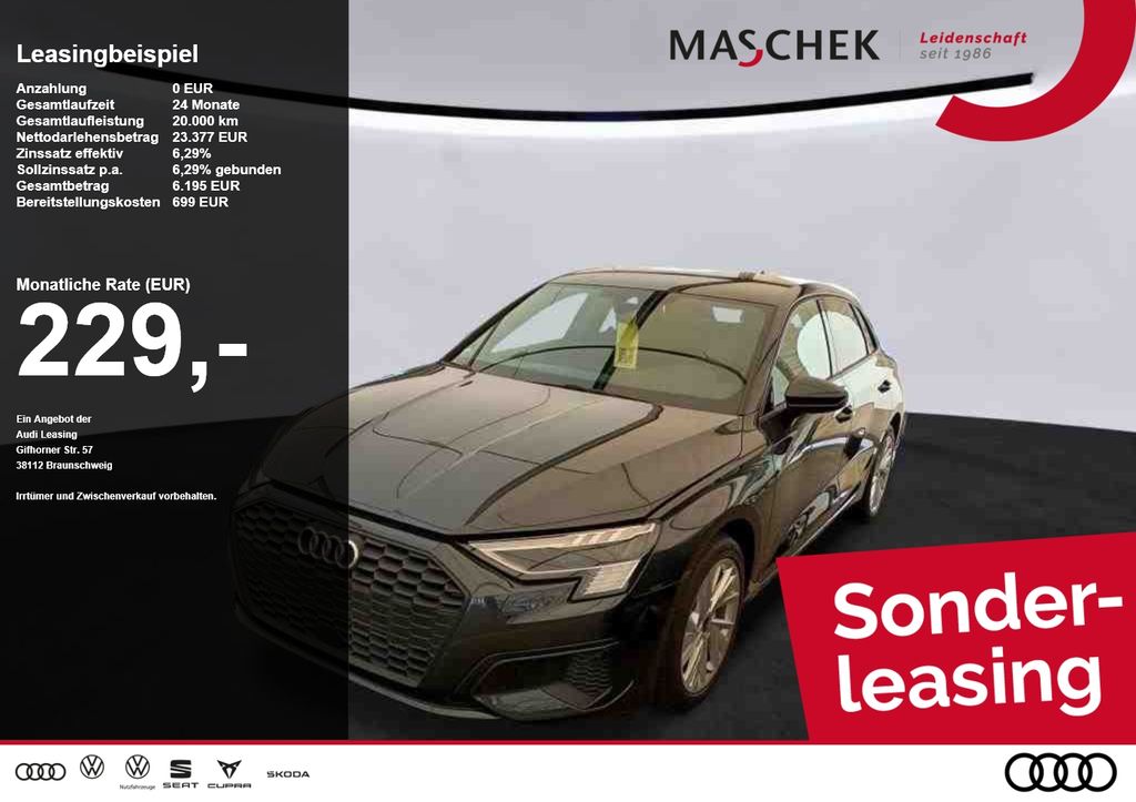Audi A3 2023 г. Серый, пробег 45300 км