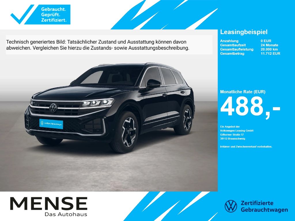 Volkswagen Touareg 2026 г. Чёрный, пробег 24280 км