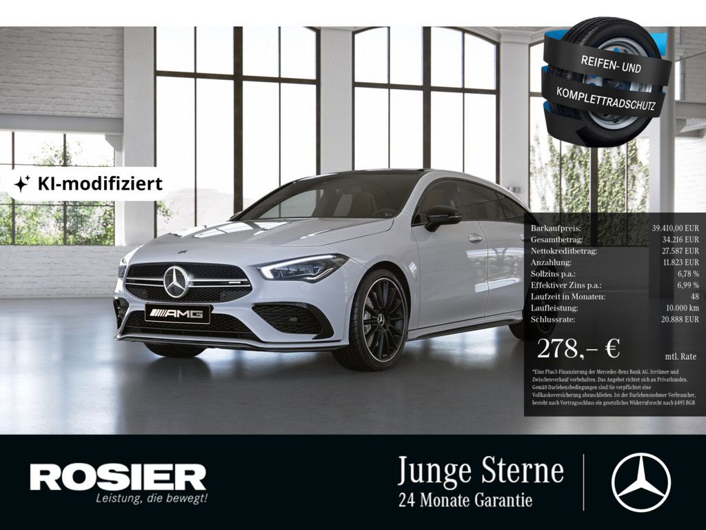 Mercedes-Benz CLA 35 AMG 2022 г. Белый, пробег 43442 км