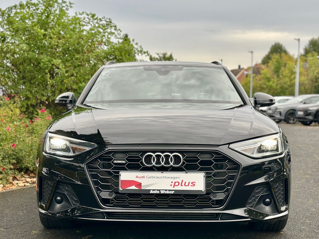 Audi A4 2023 г. Чёрный, пробег 32980 км