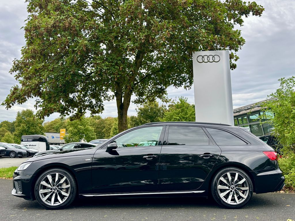 Audi A4 2023 г. Чёрный, пробег 32980 км
